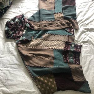 Anthropologie sweater poncho